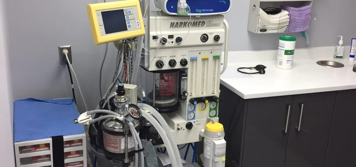 Anesthesia equipment at our Alexandria, VA dentistry