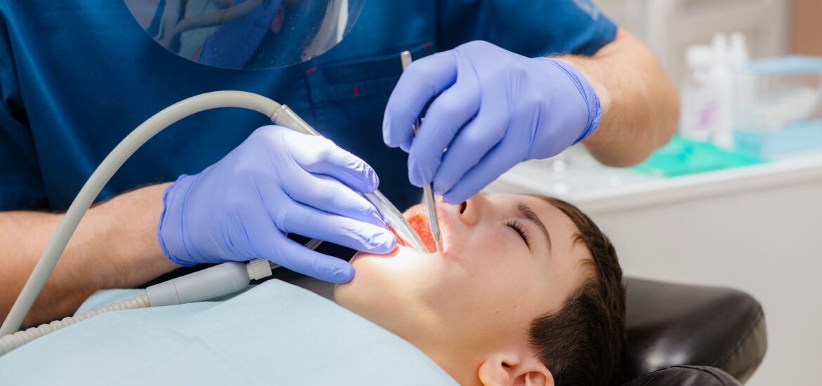 doctor carefully treating a sensitive patient
